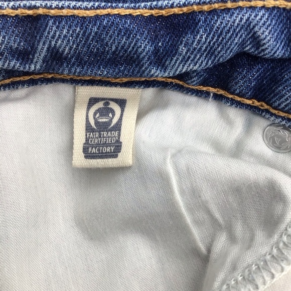 Universal Thread Mid-Rise 908 Baggy Fit Denim Jeans Rolled Hem - Picture 7 of 9